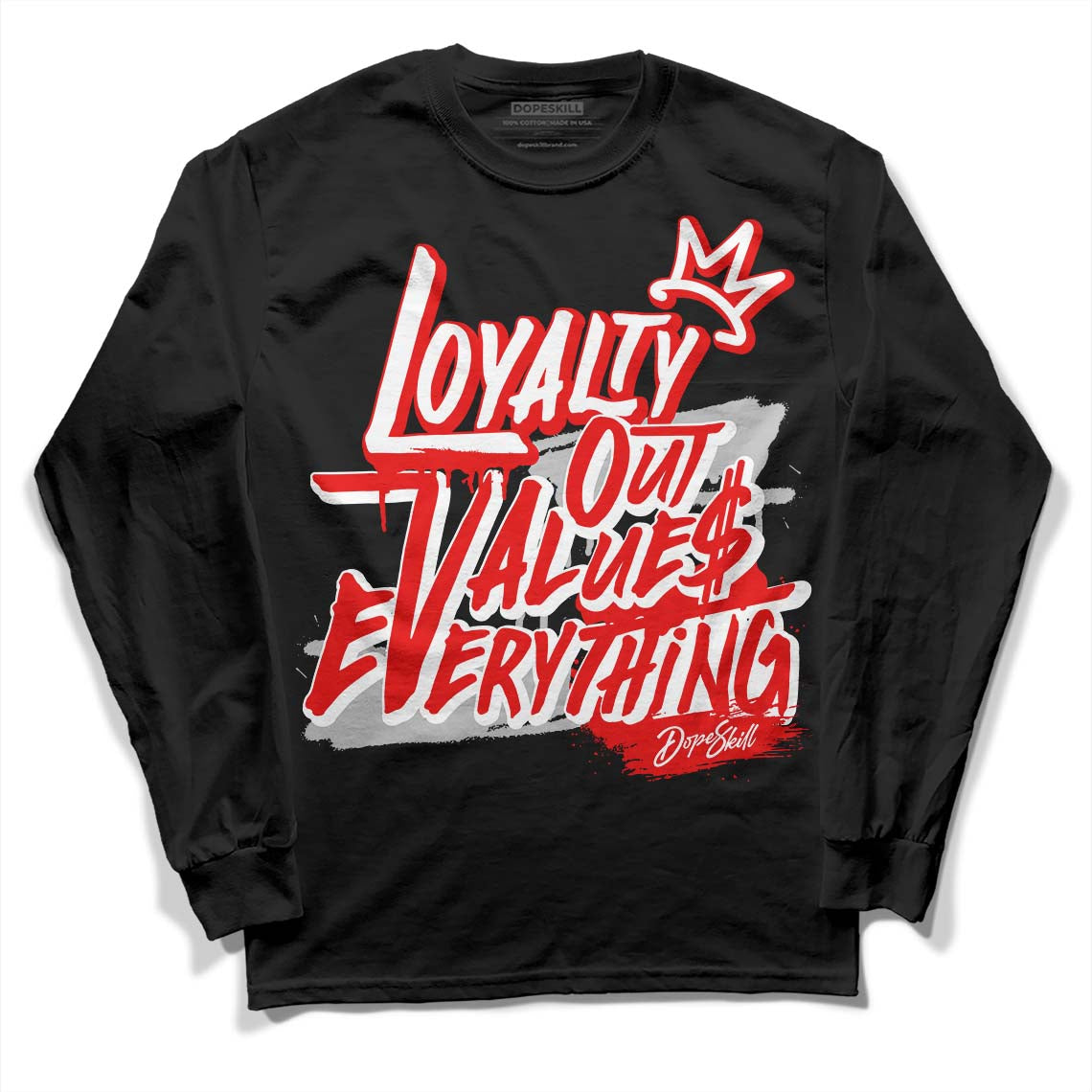 Cherry 12s DopeSkill Long Sleeve T-Shirt LOVE Graphic