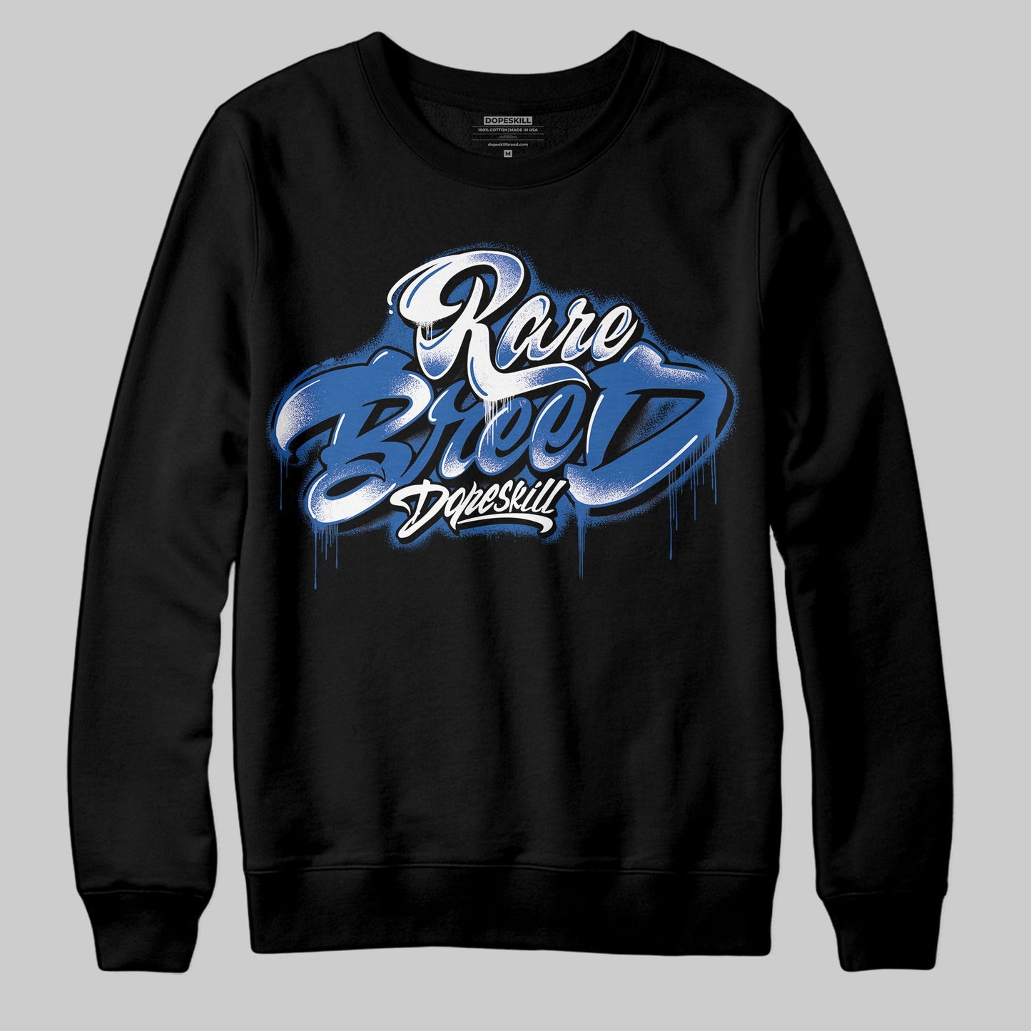 Blueberry 12s DopeSkill Sweatshirt Rare Breed Type Graphic
