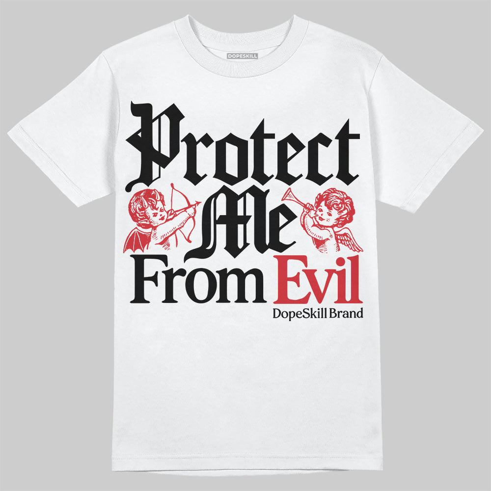 Bred 11s DopeSkill T-Shirt Protect Me From Evil Graphic