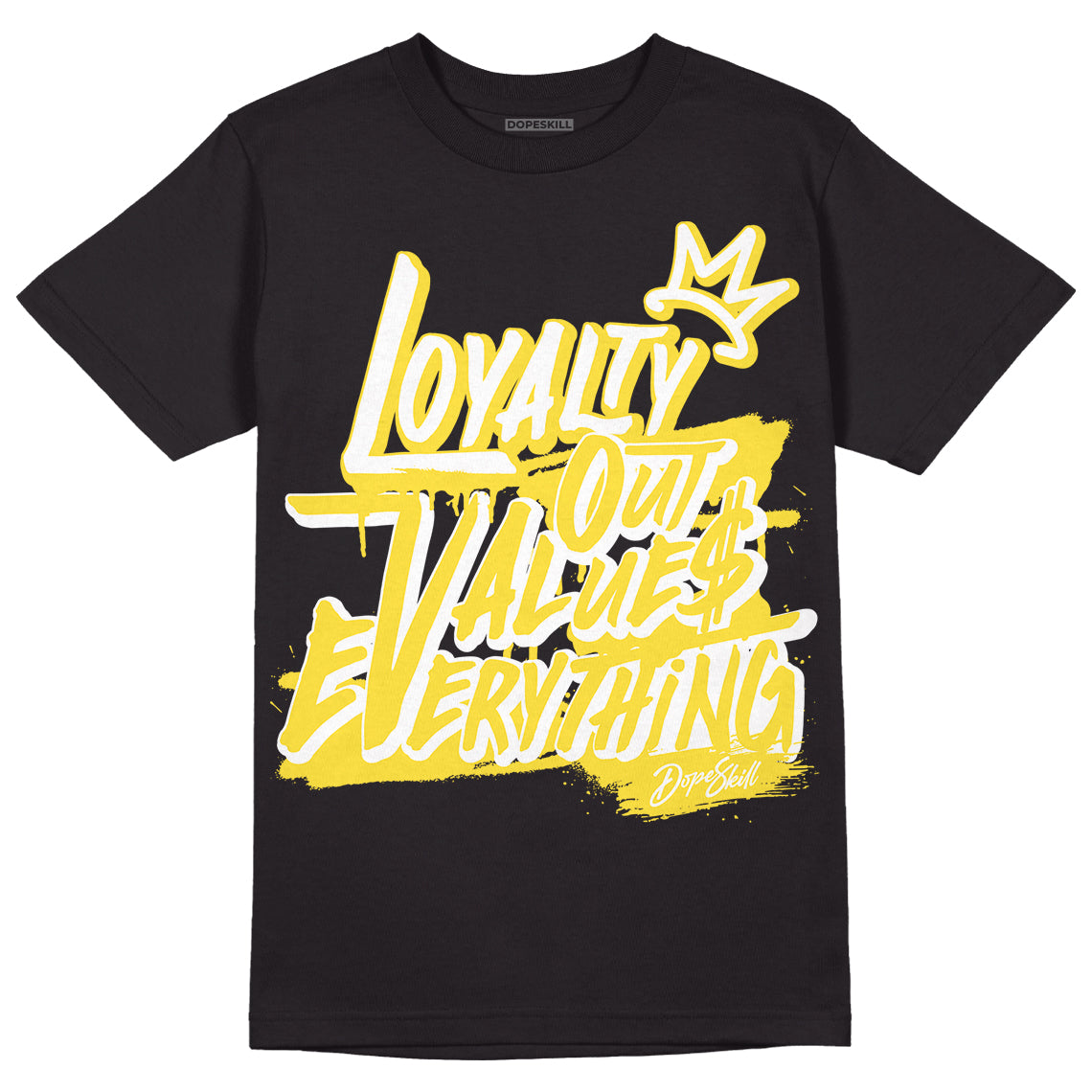 Yellow Snakeskin 11s DopeSkill T-Shirt LOVE Graphic