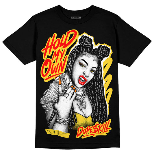 Black Tour Yellow AJ 4 Thunder DopeSkill Unisex T-Shirt New H.M.O Graphic