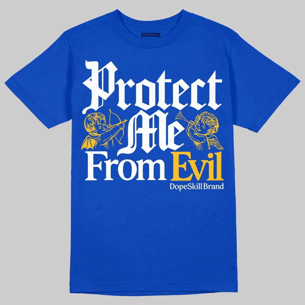 Blueberry 12s DopeSkill Royal T-shirt Protect Me From Evil Graphic