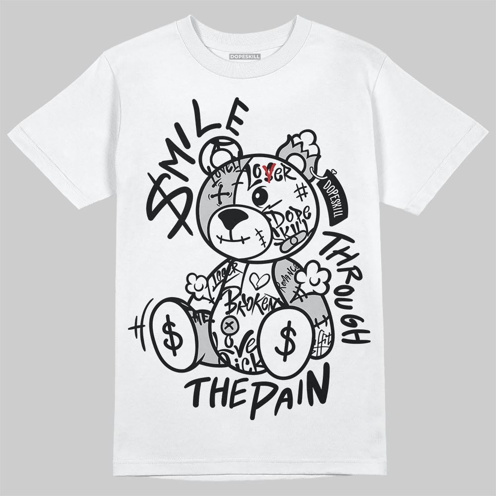 Foamposite One ‚ÄúTriple White‚Äù DopeSkill T-Shirt Smile Through The Pain Graphic