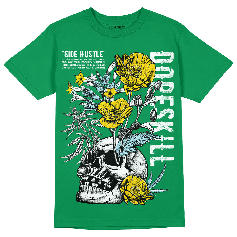 Lucky Green 5s DopeSkill Green T-shirt Side Hustle Graphic