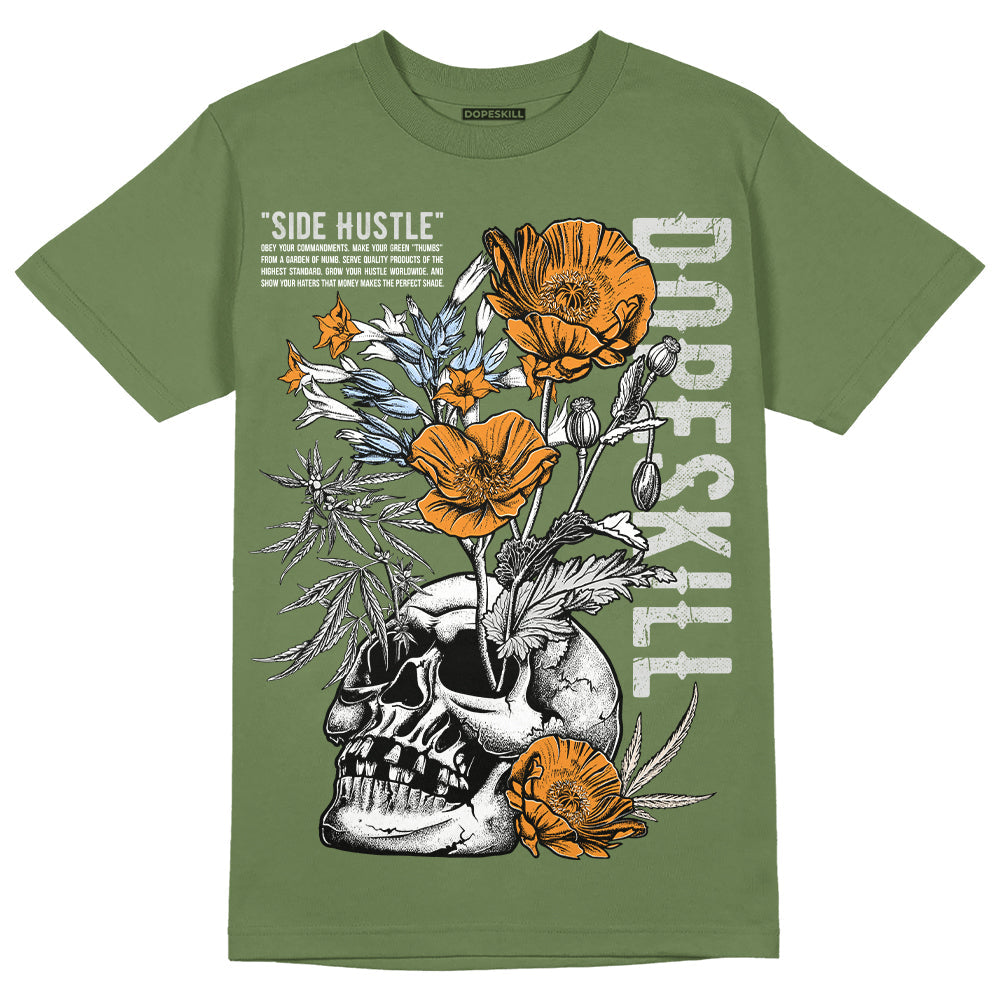 Olive 5s DopeSkill Olive T-shirt Side Hustle Graphic