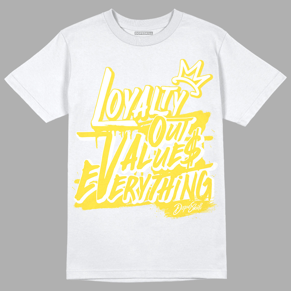 Yellow Snakeskin 11s DopeSkill T-Shirt LOVE Graphic