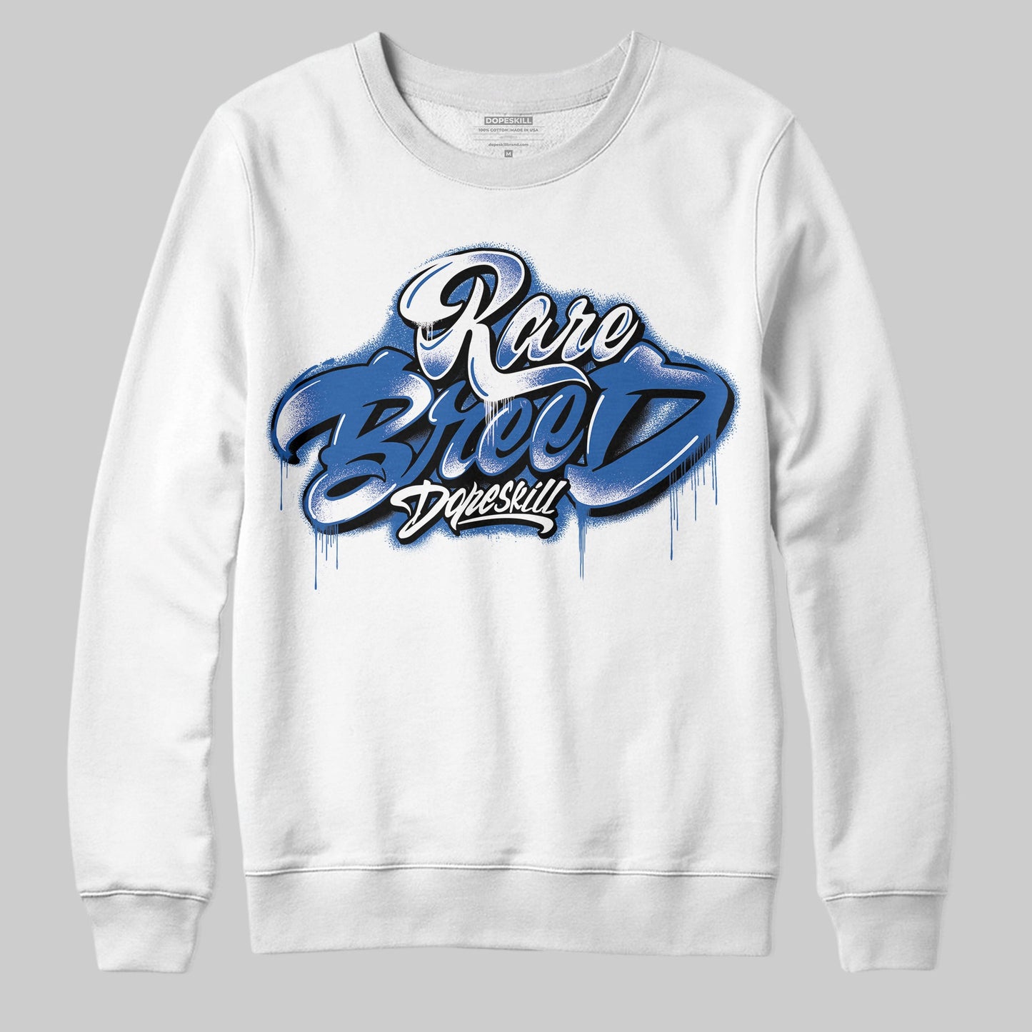 Blueberry 12s DopeSkill Sweatshirt Rare Breed Type Graphic