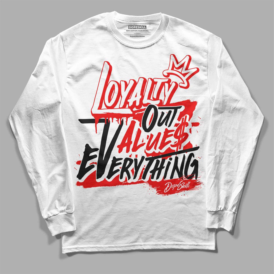 Cherry 12s DopeSkill Long Sleeve T-Shirt LOVE Graphic