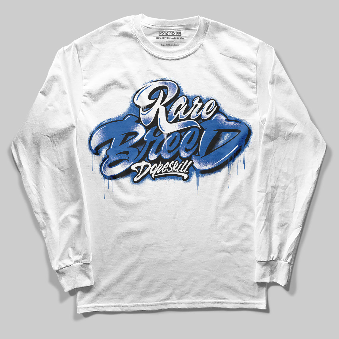 Blueberry 12s DopeSkill Long Sleeve T-shirt Rare Breed Type Graphic