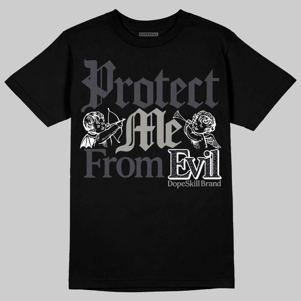 Black Cat 3s DopeSkill T-Shirt Protect Me From Evil Graphic