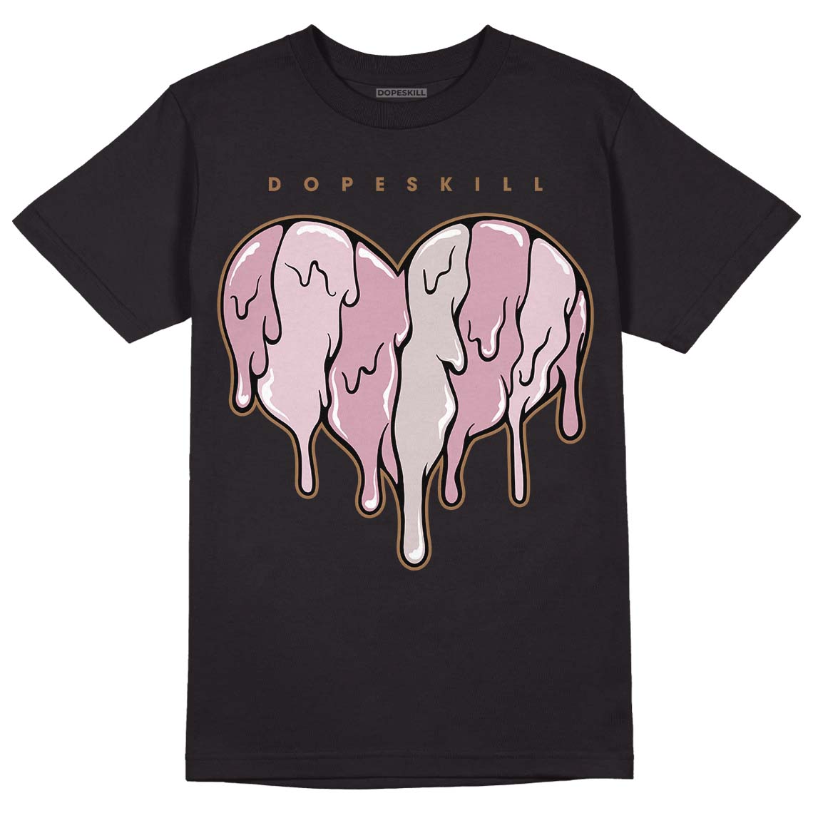 Dunk Low Teddy Bear Pink DopeSkill T-Shirt Slime Drip Heart Graphic