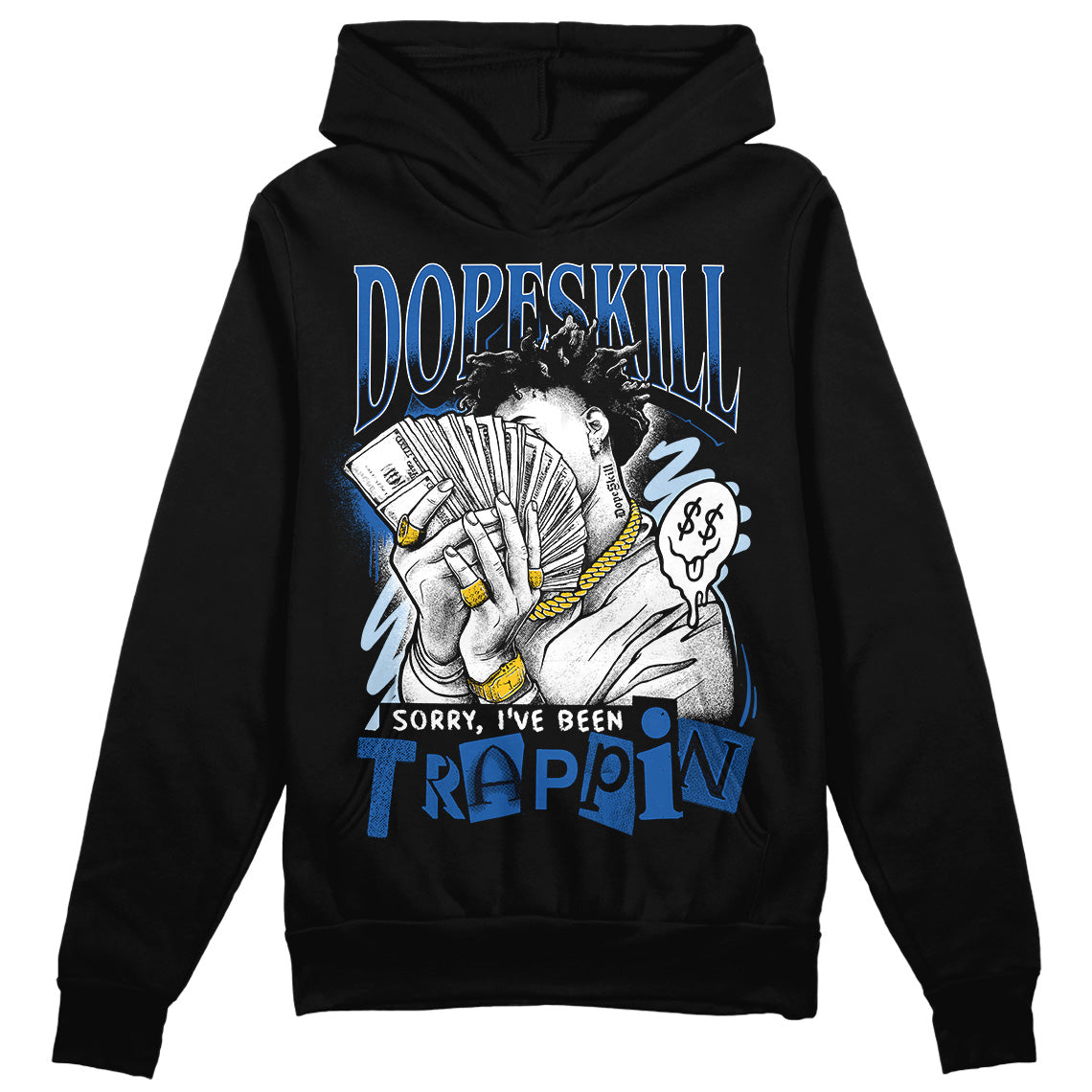 Space Jam 11s DopeSkill Hoodie Sweatshirt Sorry I've Been Trappin Graphic