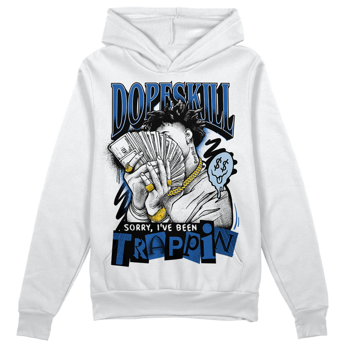 Space Jam 11s DopeSkill Hoodie Sweatshirt Sorry I've Been Trappin Graphic