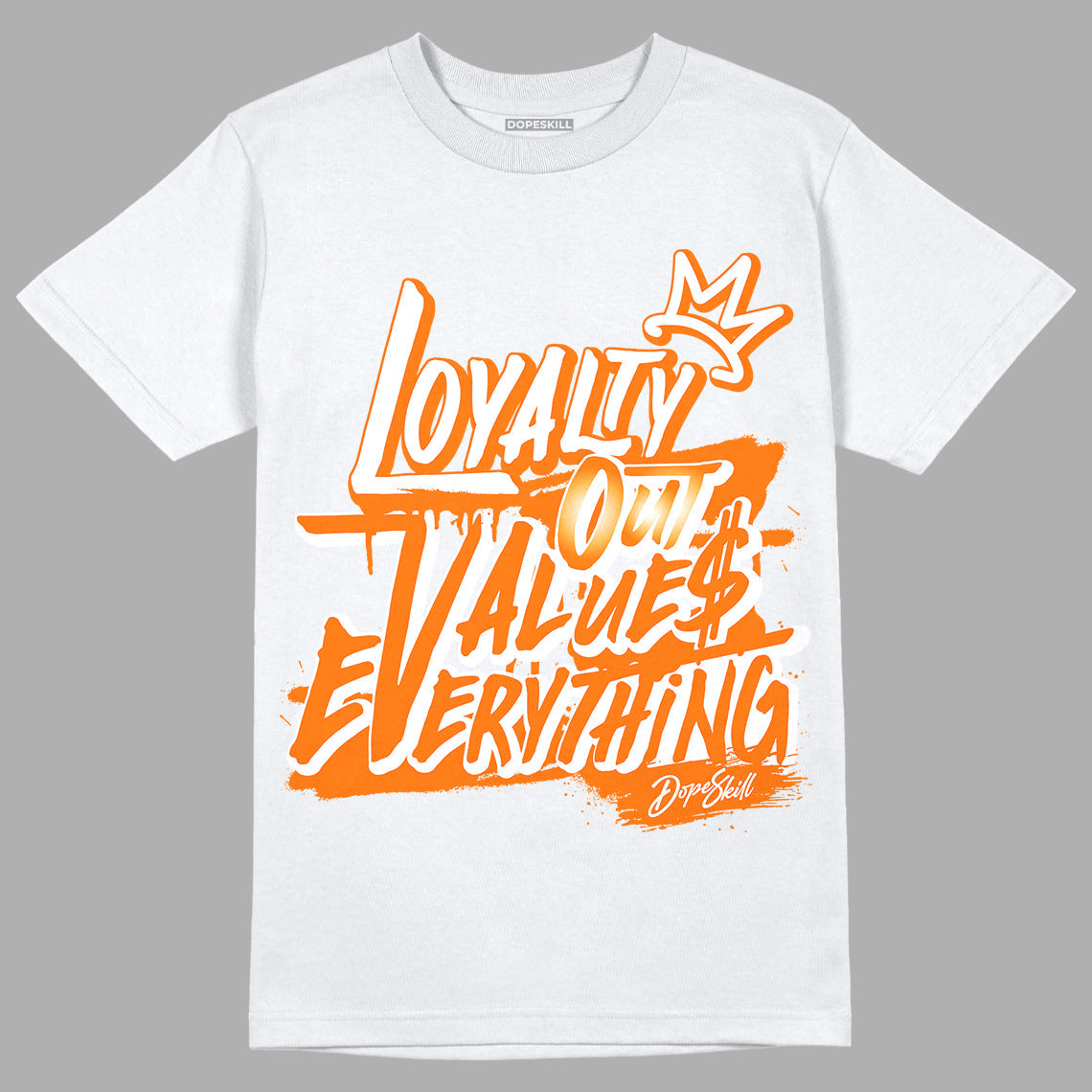 Dunk Low Magma Orange DopeSkill T-Shirt LOVE Graphic