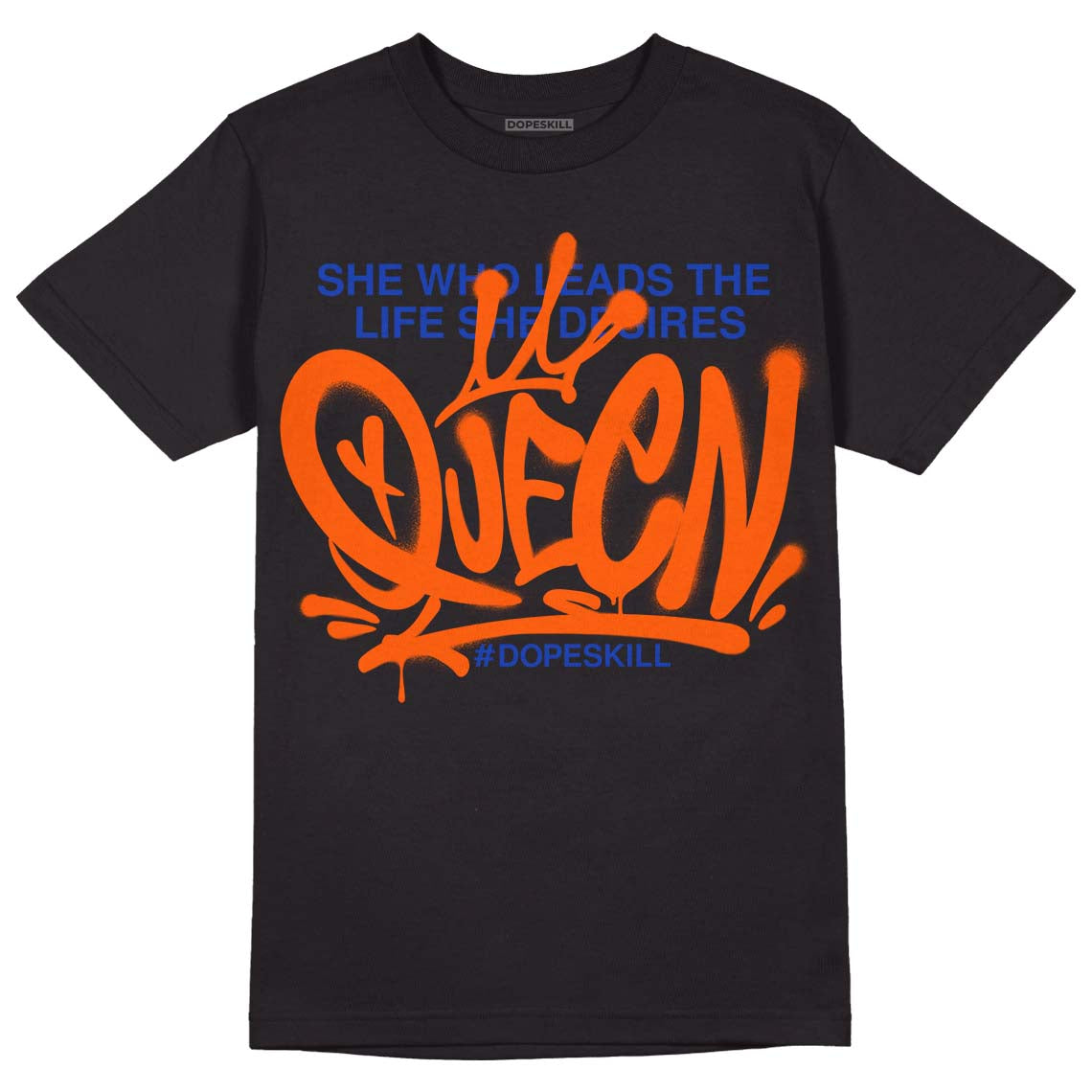 Dunk Low Futura Orange Blaze DopeSkill T-Shirt Queen Graphic