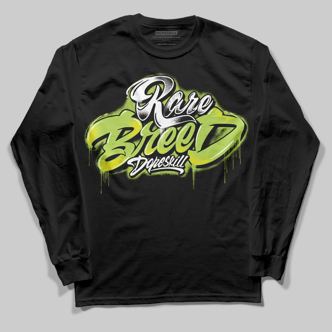 Bright Cactus 13s DopeSkill Long Sleeve T-Shirt Rare Breed Type Graphic