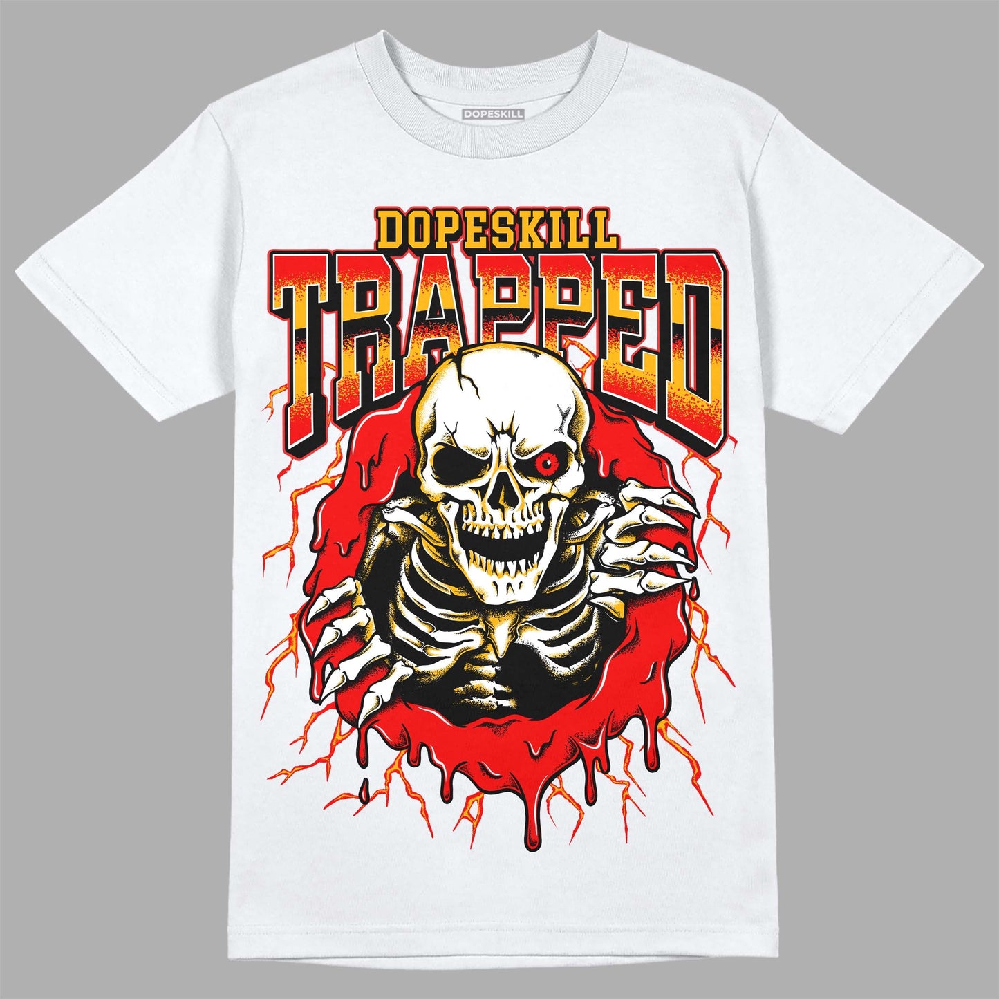 Red Collection DopeSkill T-Shirt Trapped Halloween Graphic