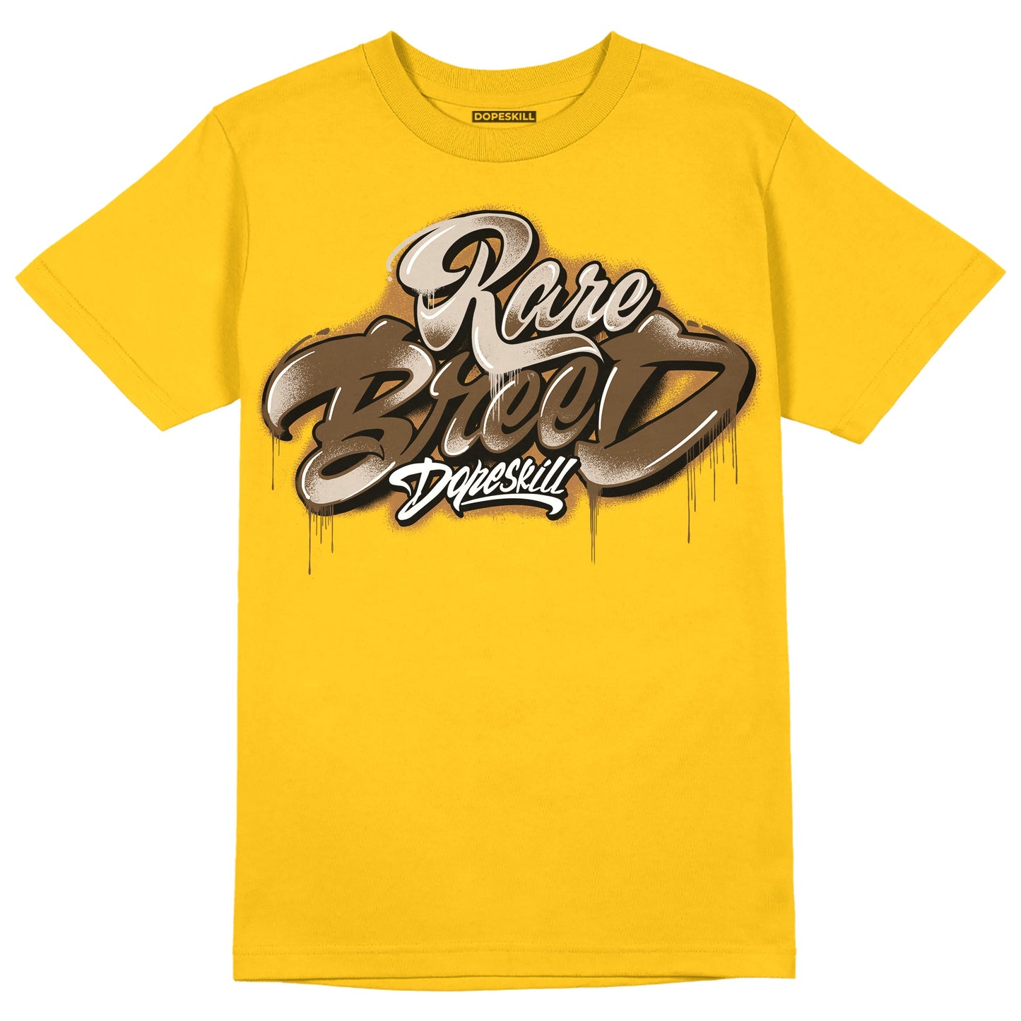 Yellow Collection DopeSkill Gold T-shirt Rare Breed Type Graphic