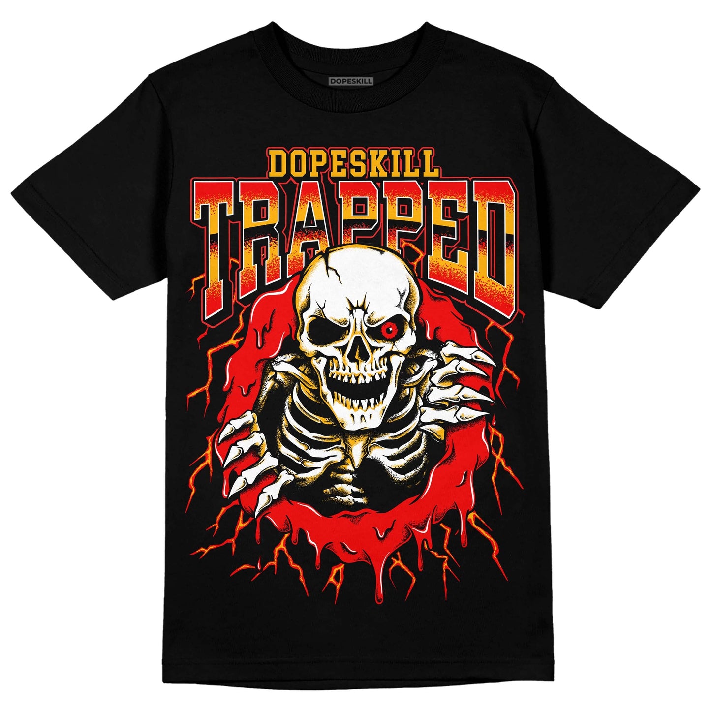 Red Collection DopeSkill T-Shirt Trapped Halloween Graphic