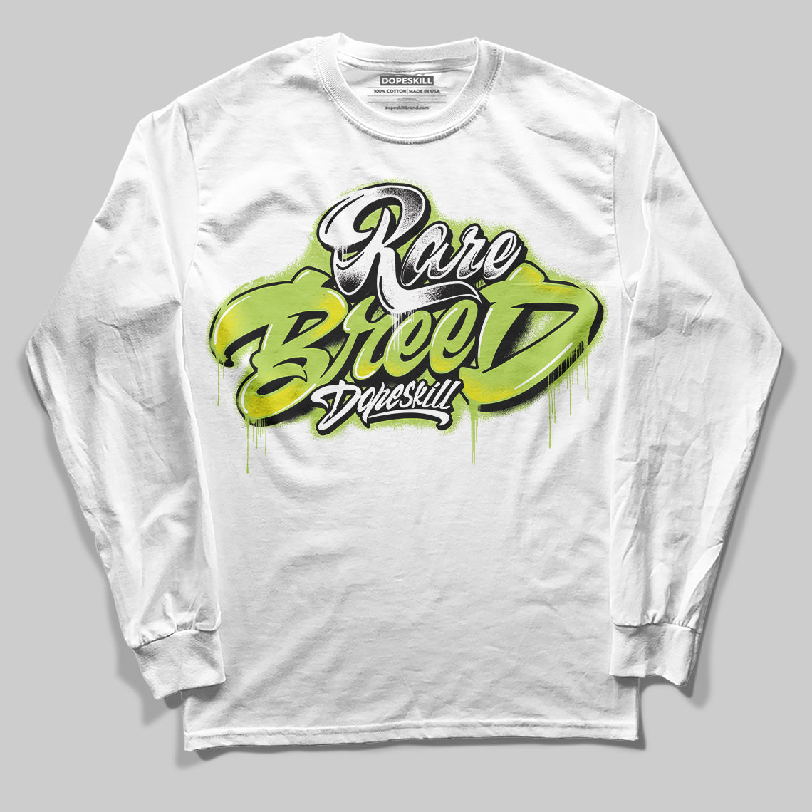 Bright Cactus 13s DopeSkill Long Sleeve T-Shirt Rare Breed Type Graphic