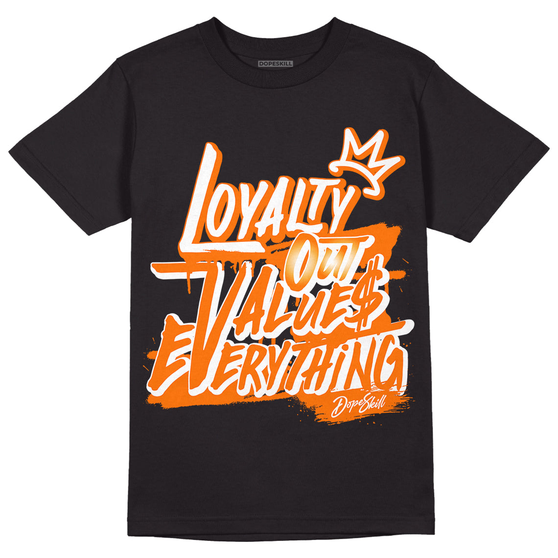 Dunk Low Magma Orange DopeSkill T-Shirt LOVE Graphic