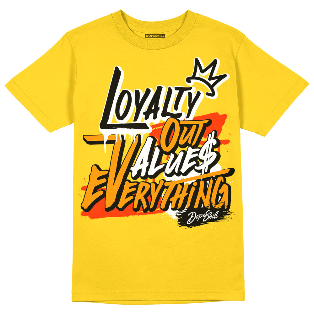 Yellow Ochre 6s DopeSkill Yellow T-shirt LOVE Graphic