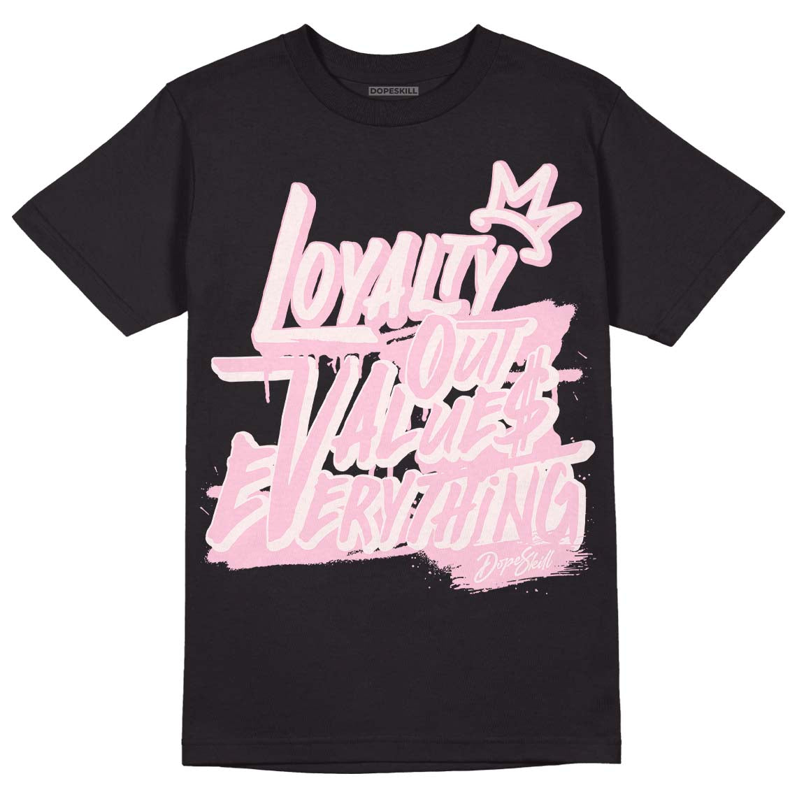 Dunk Low Pink Foam DopeSkill T-Shirt LOVE Graphic