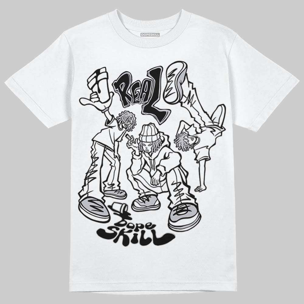Black Metallic Reimagined 5s DopeSkill T-Shirt Real Y2K Players Graphic