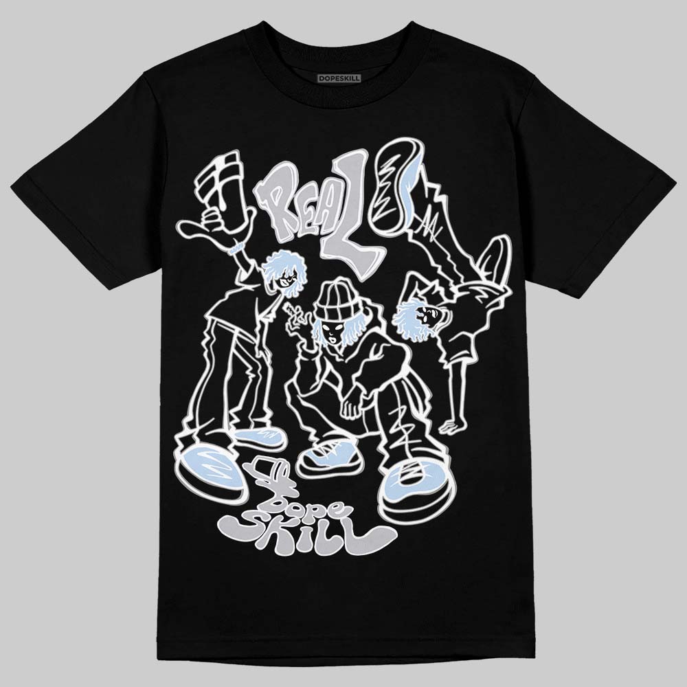Black Metallic Reimagined 5s DopeSkill T-Shirt Real Y2K Players Graphic