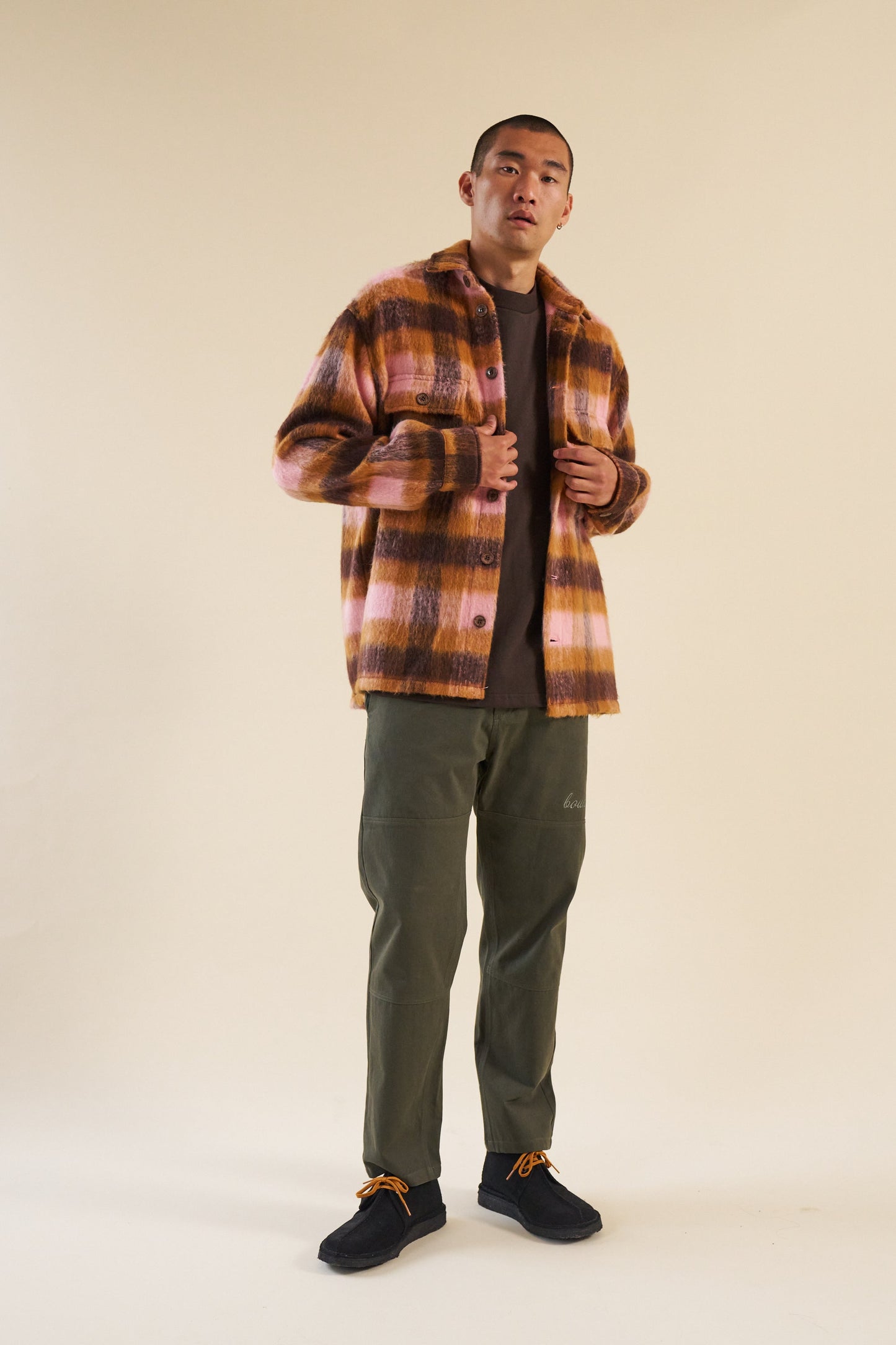 bound Oak Brown Script Tee