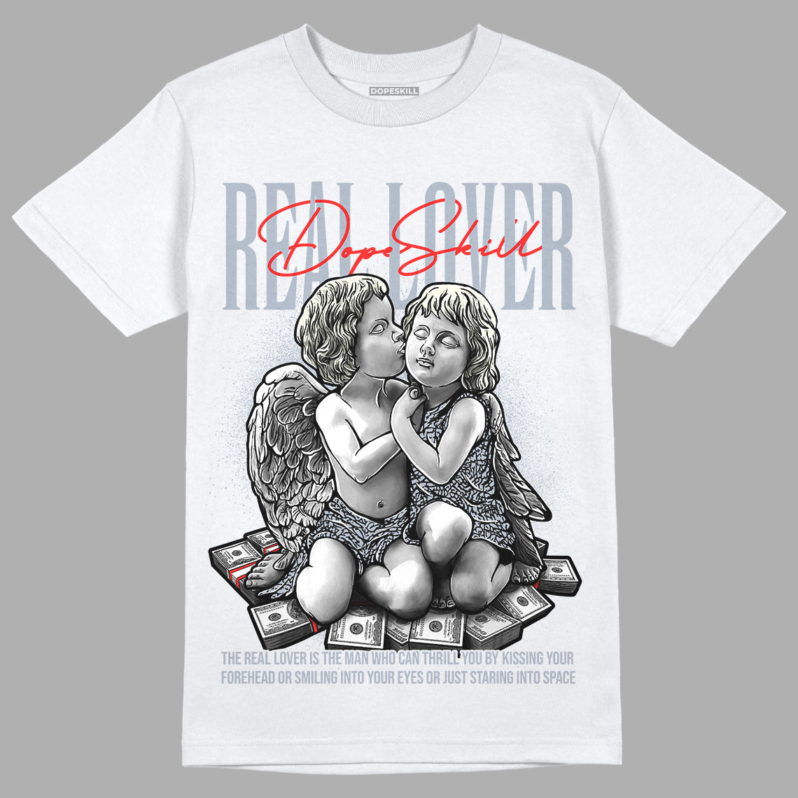 White Cement Reimagined 3s DopeSkill T-Shirt Real Lover Graphic