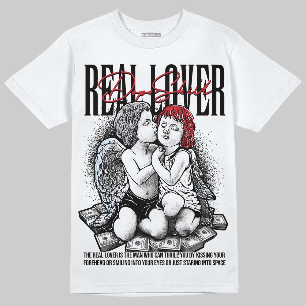 Black Metallic Reimagined 5s DopeSkill T-Shirt Real Lover Graphic