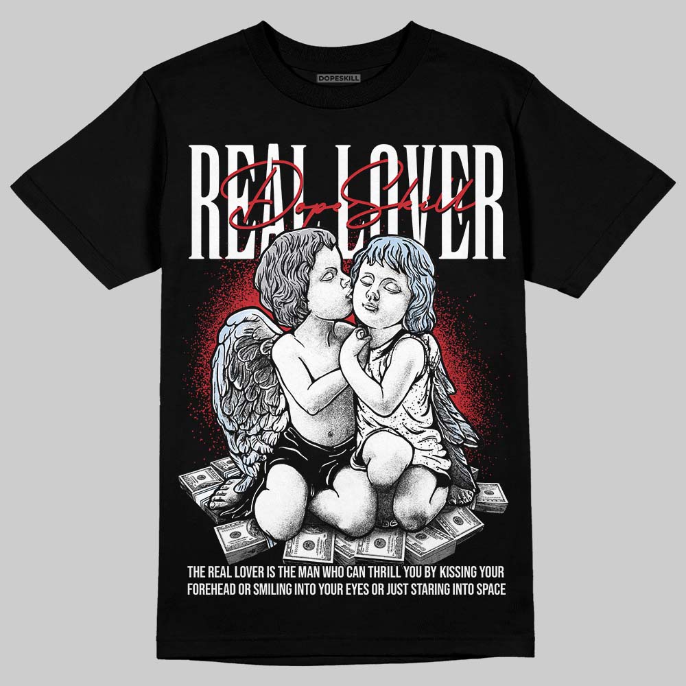 Black Metallic Reimagined 5s DopeSkill T-Shirt Real Lover Graphic