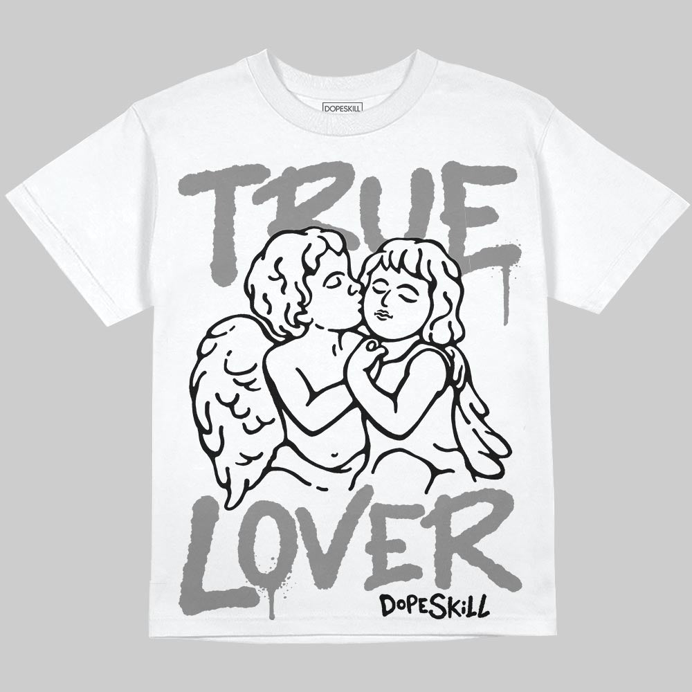 Grey Collection DopeSkill Oversize Print T-Shirt True Lover Graphic