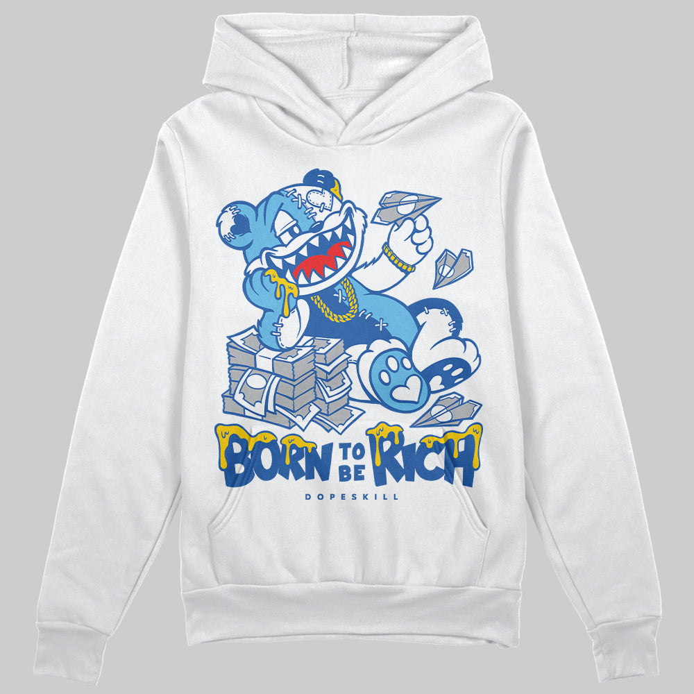 Blueberry 12s DopeSkill Hoodie Sweatshirt Born To Be Rich Graphic