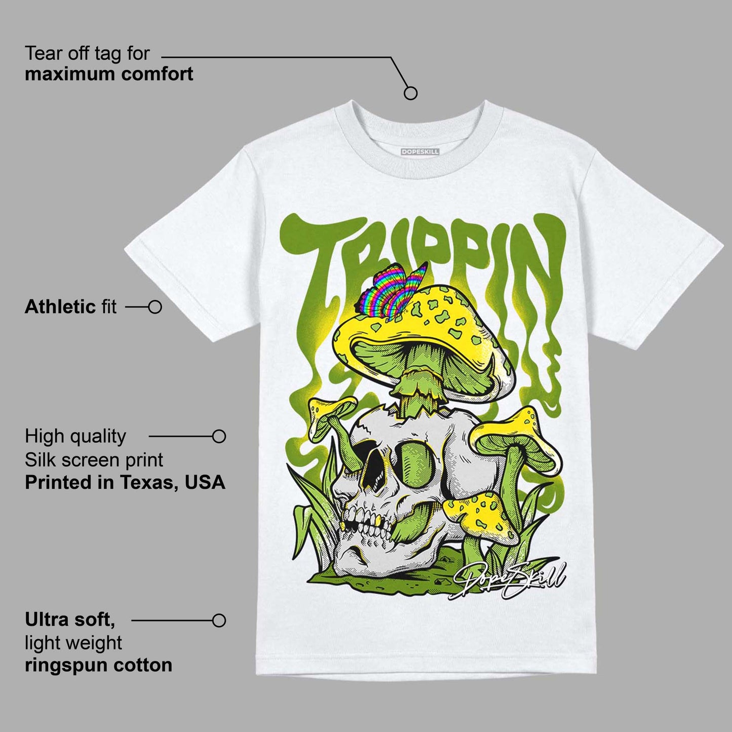 Dunk Low 'Chlorophyll' DopeSkill T-Shirt Trippin Graphic