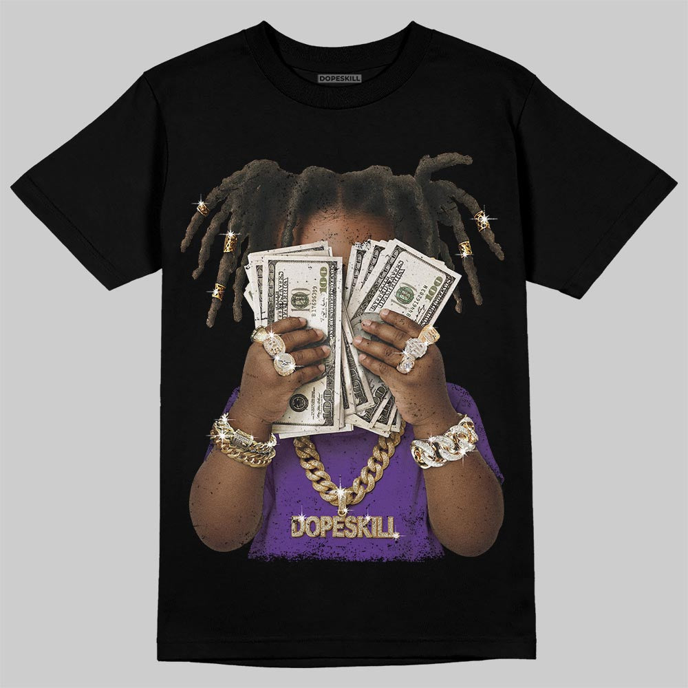 Court Purple 13s DopeSkill T-Shirt Rich Youth Graphic