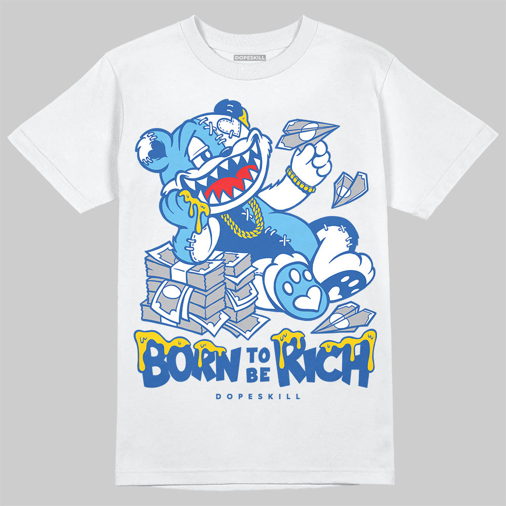 Blueberry 12s DopeSkill T-Shirt Born To Be Rich Graphic