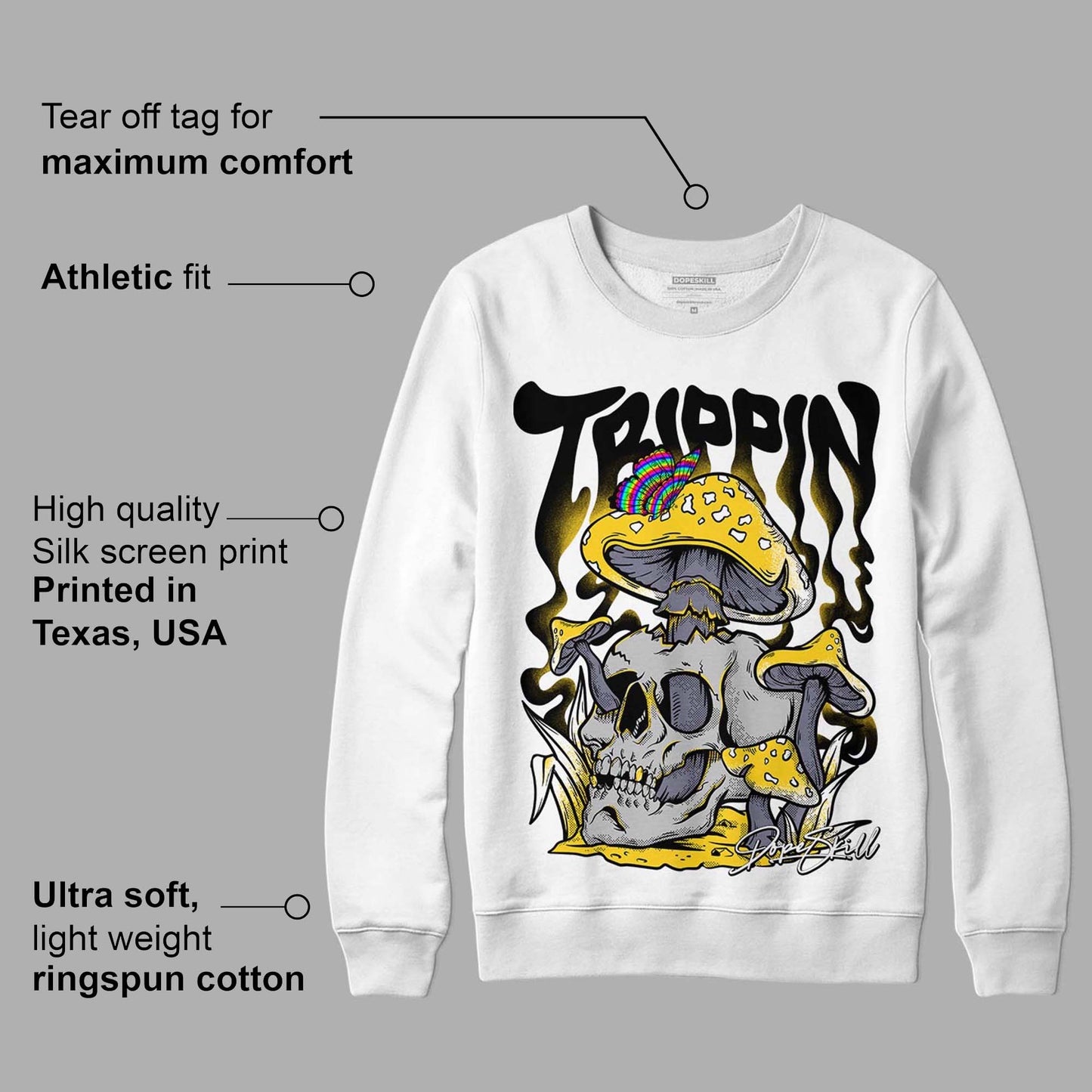 Lightning 4s DopeSkill Sweatshirt Trippin Graphic