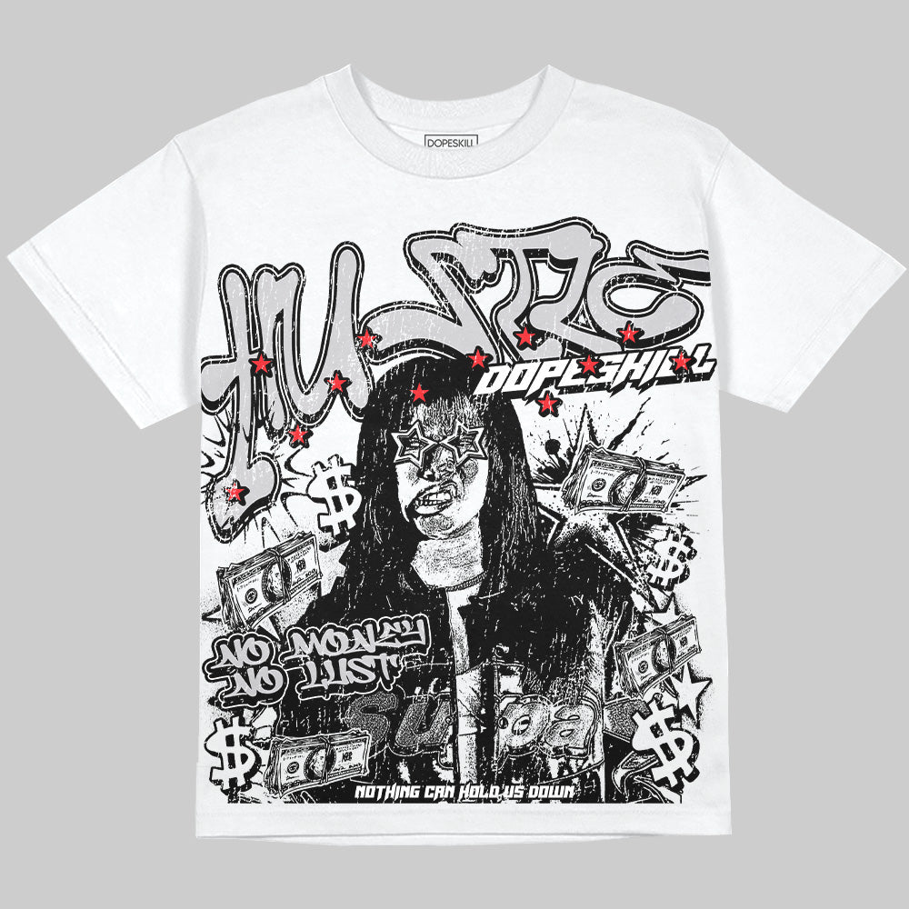 Grey Collection DopeSkill Oversize Print T-Shirt No Money No Lust Graphic