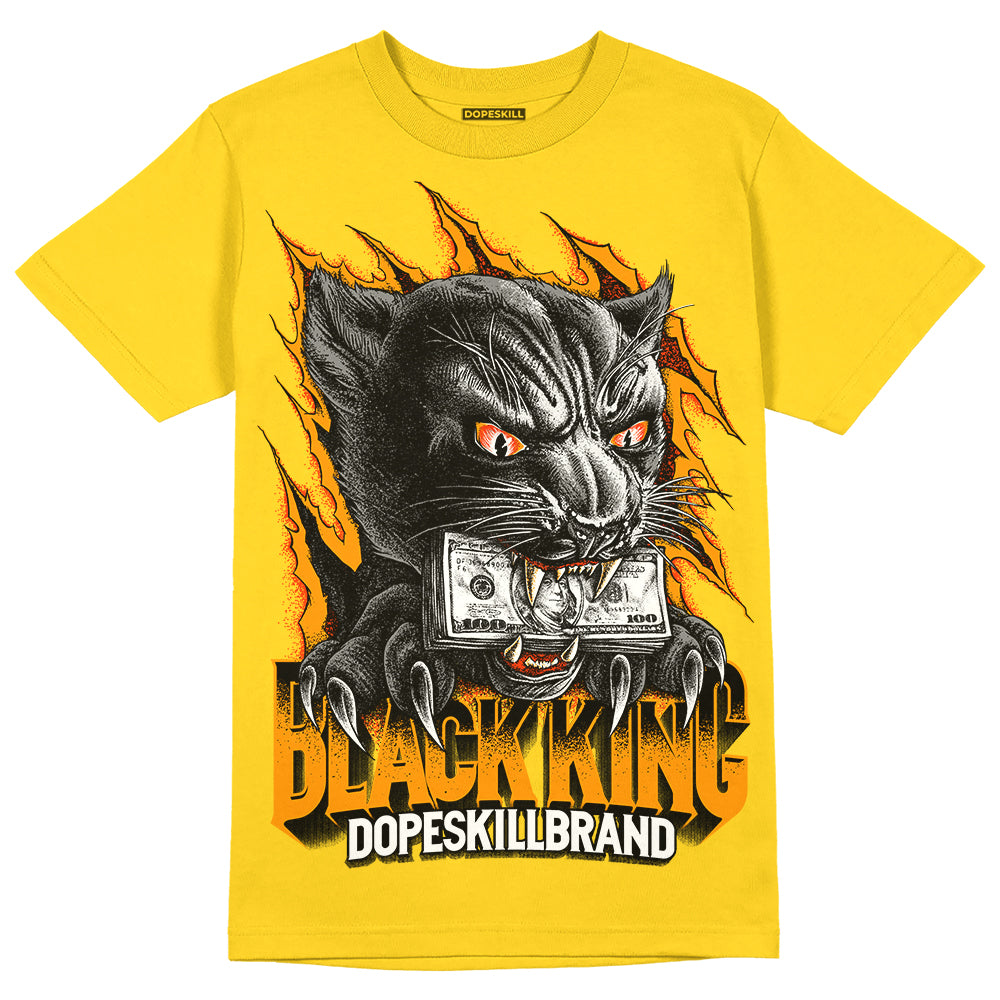 Yellow Ochre 6s DopeSkill Yellow T-shirt Black King Graphic