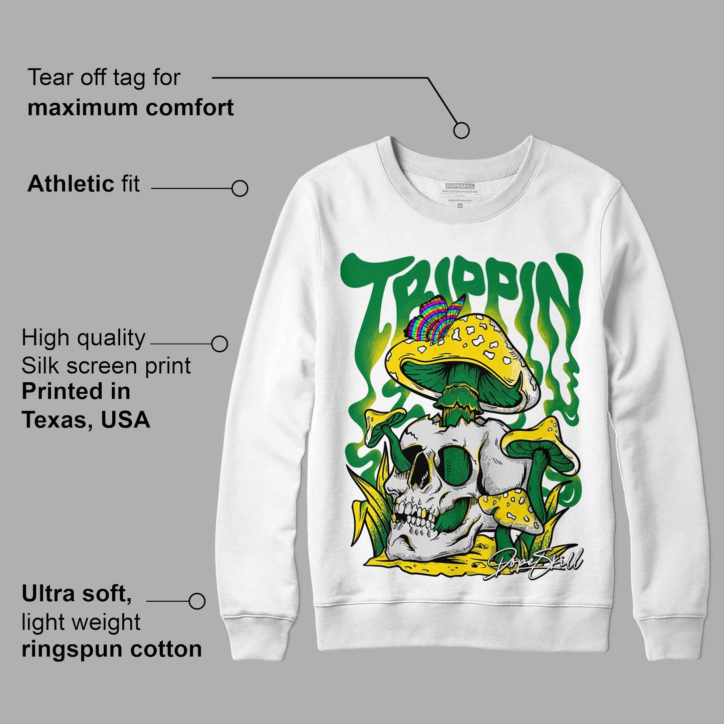 Dunk Low Reverse Brazil DopeSkill Sweatshirt Trippin Graphic