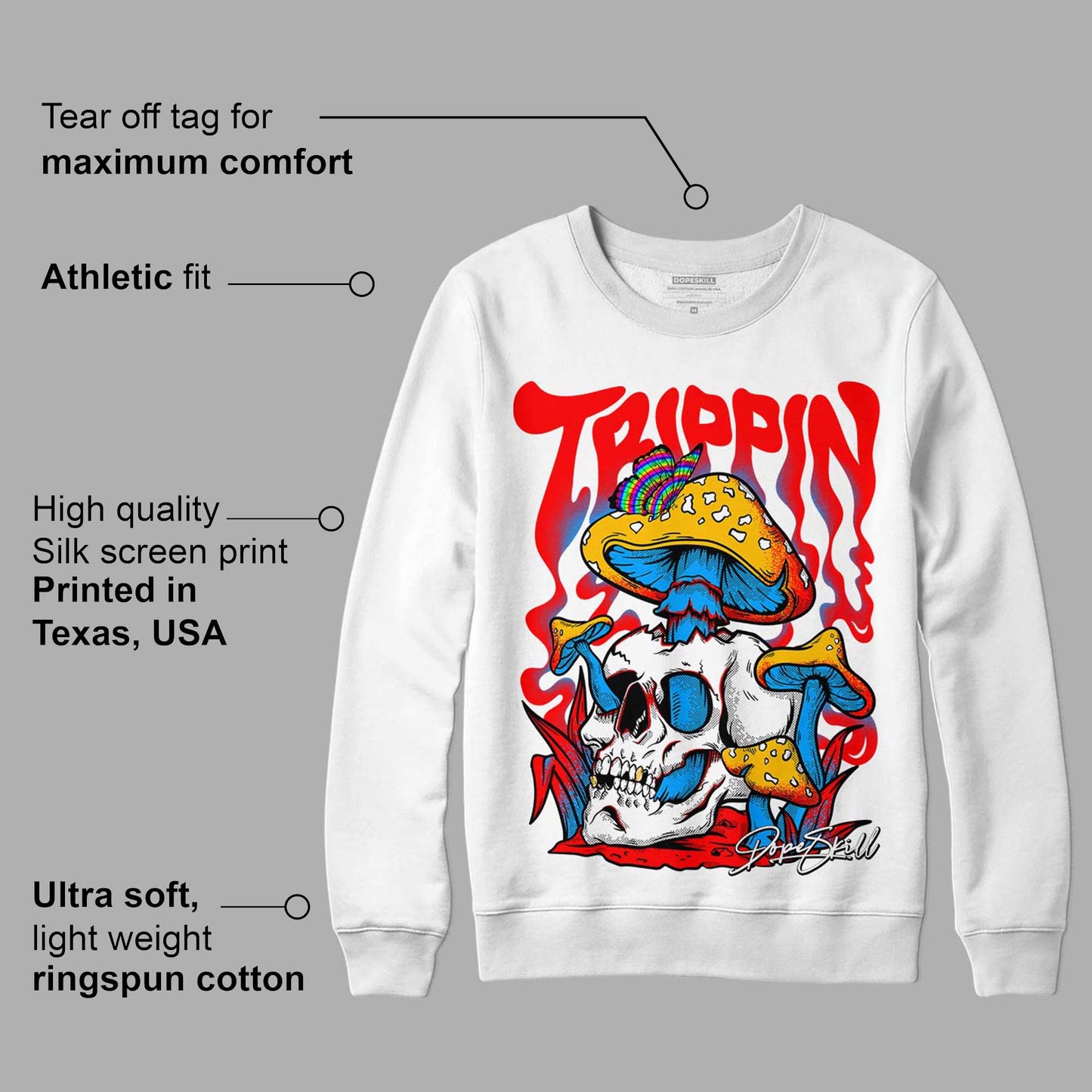 Fruity Pebbles Dunks DopeSkill Sweatshirt Trippin Graphic