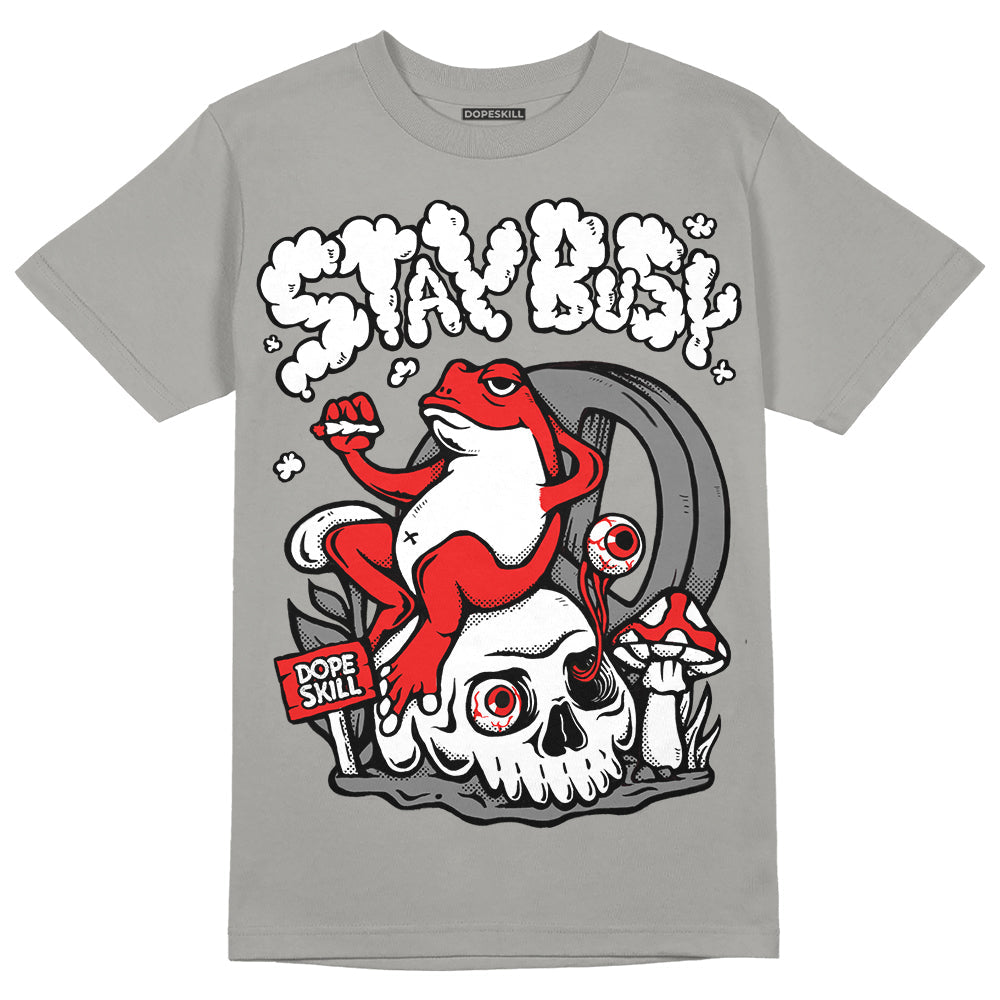 Grey Collection DopeSkill Grey T-shirt Stay Busy Graphic