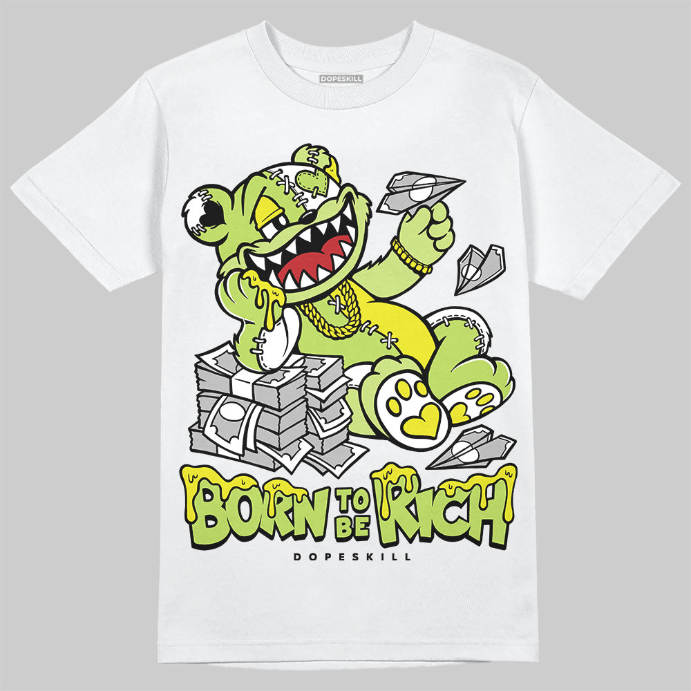 Bright Cactus 13s DopeSkill T-Shirt Born To Be Rich Graphic