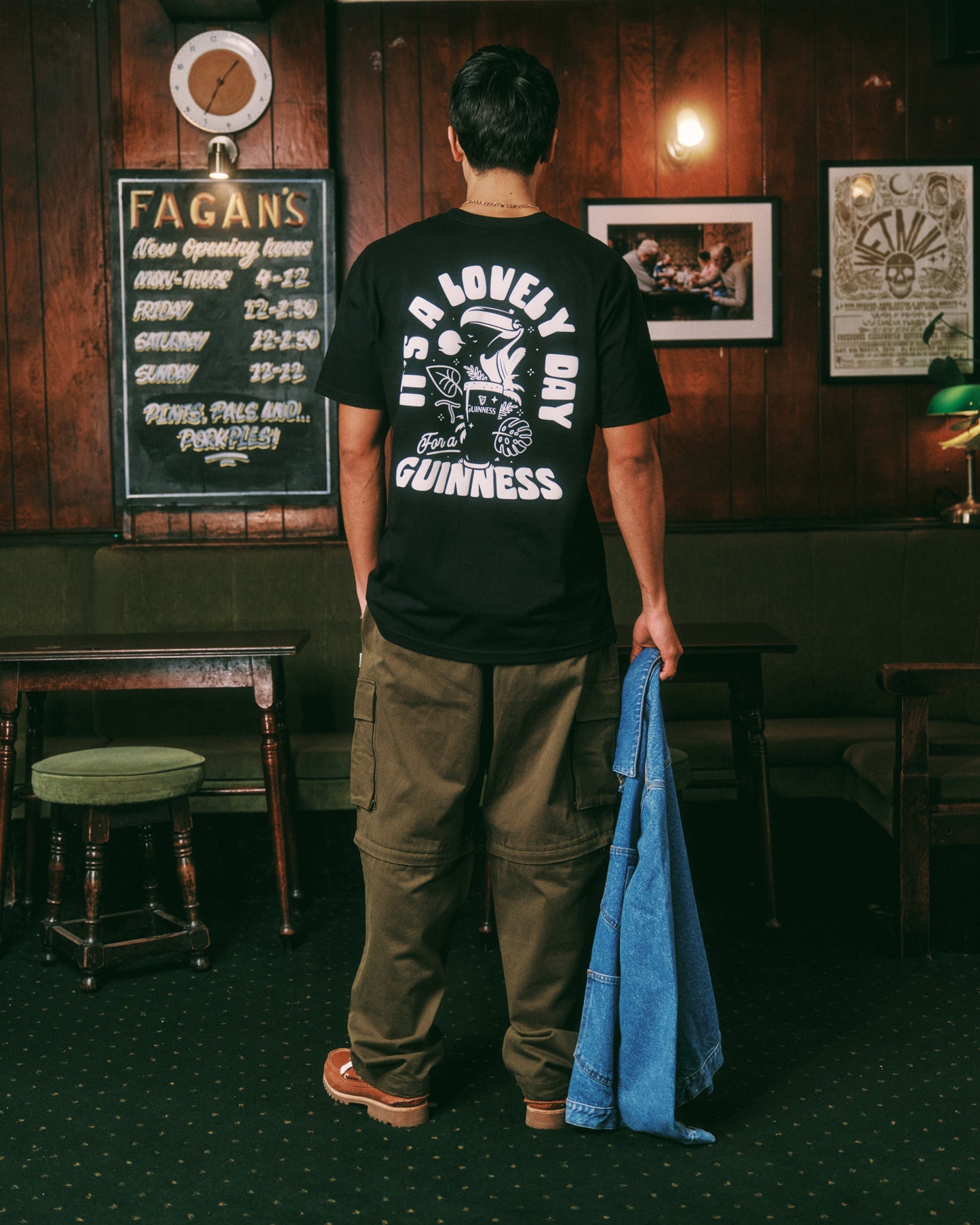 Guinness x UN:IK 'Jungle' Tee - Black