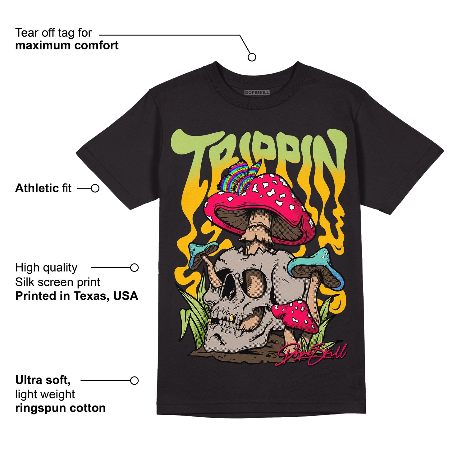 Limited DopeSkill T-Shirt Trippin Graphic