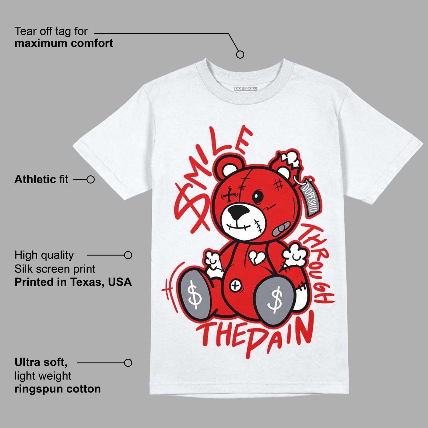 Gym Red 9s DopeSkill T-Shirt BEAN Graphic