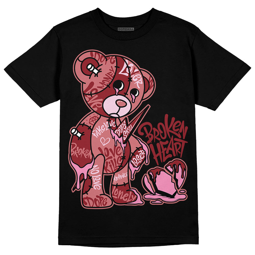 Valentine's Day Collection DopeSkill T-Shirt Broken Heart Graphic