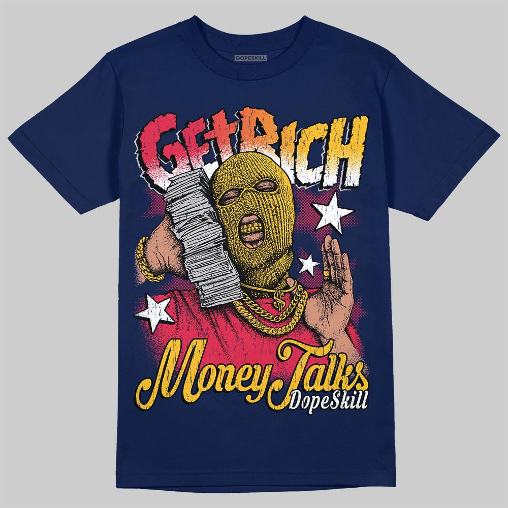 Kobe 5 Protro Caitlin Clark DopeSkill T-Shirt Get Rich Graphic